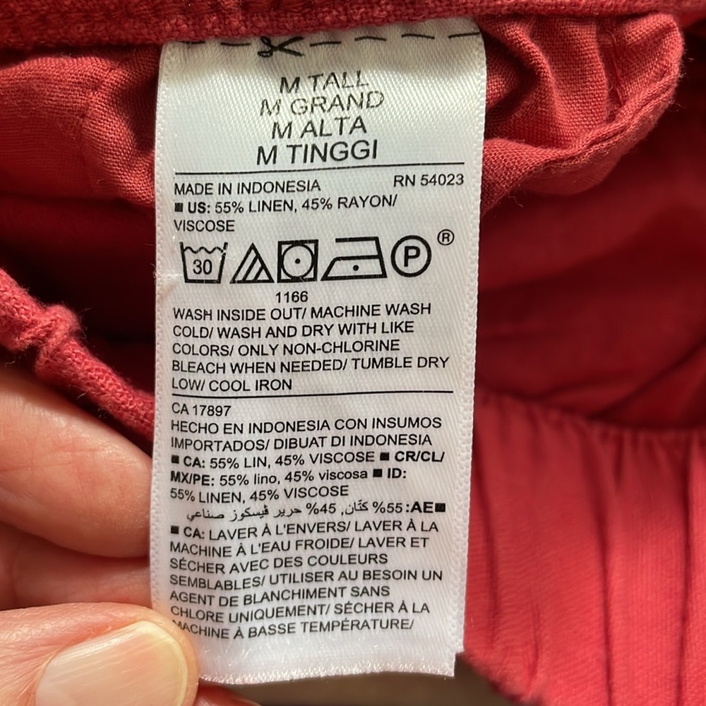 Old Navy wide leg linen blend pants - Picture 5 of 5